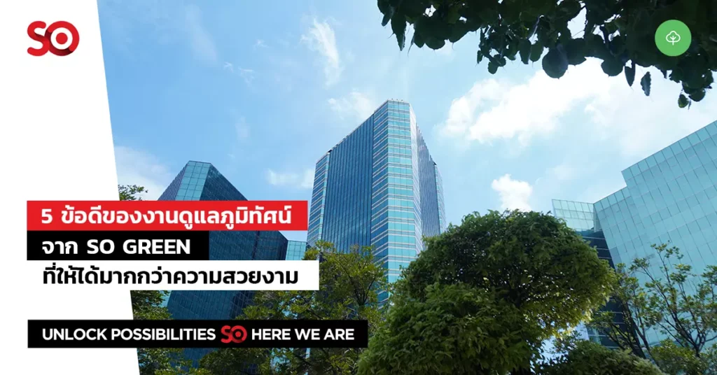 งานดูแลภูมิทัศน์